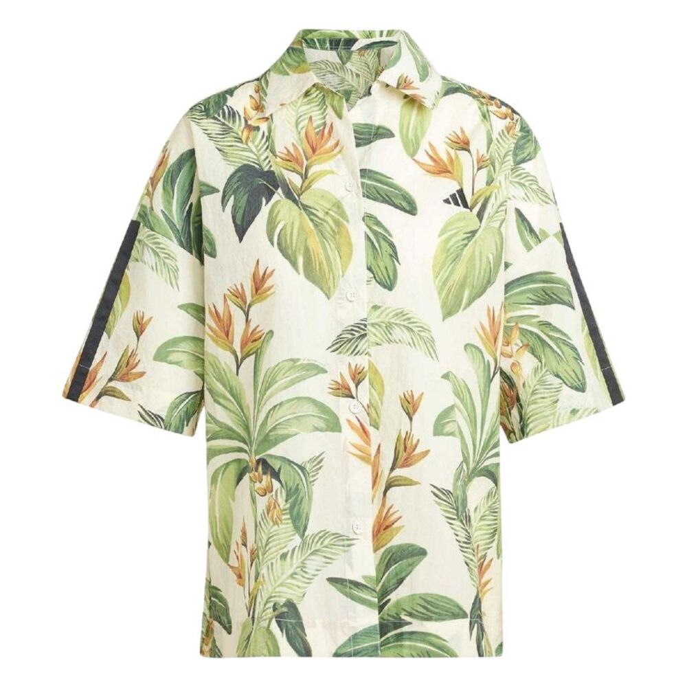 Adidas Mens Farm Floral Shirt / Cream